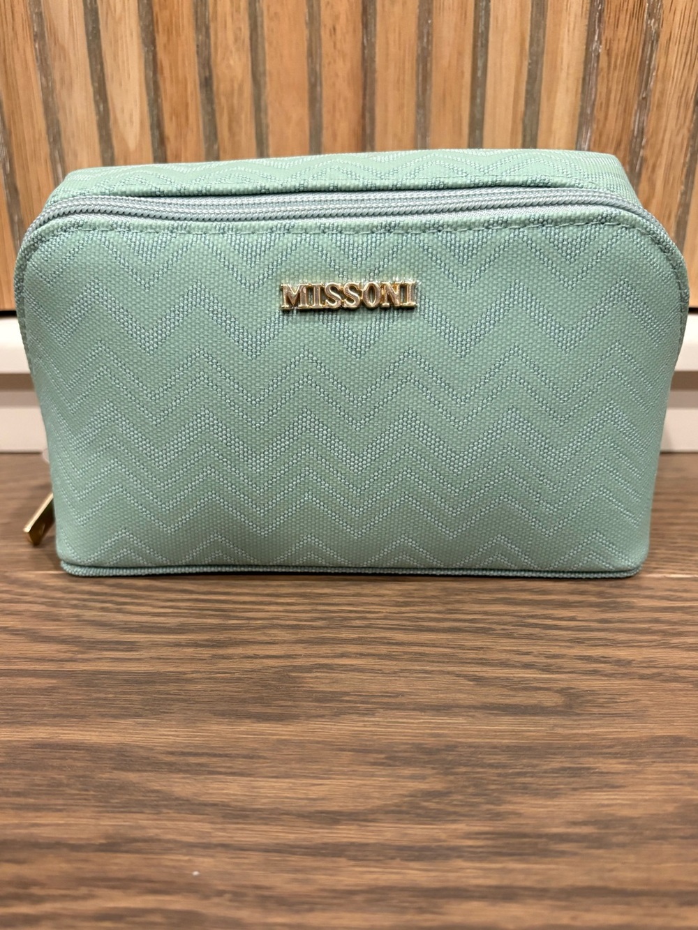 New *SEALED* Delta One Missoni Amenity Bag in Malta Coast (Aqua)